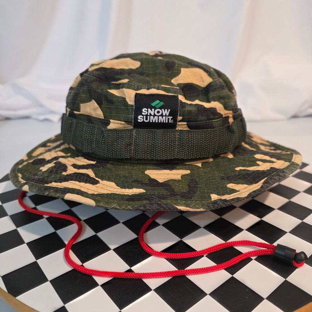 Snow Summit Camo Boonie Bucket Hat‎ L/XL